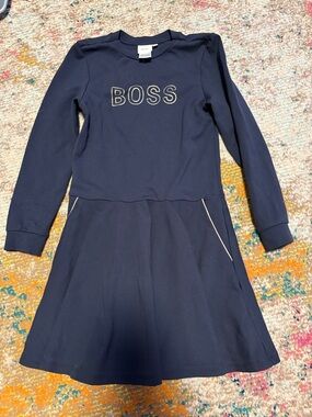 Hugo boss girls dress with pockets